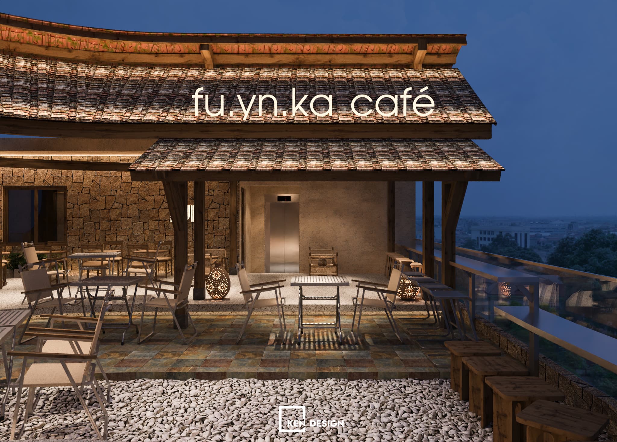 Quy trình thiết kế thi công quán cafe rustic